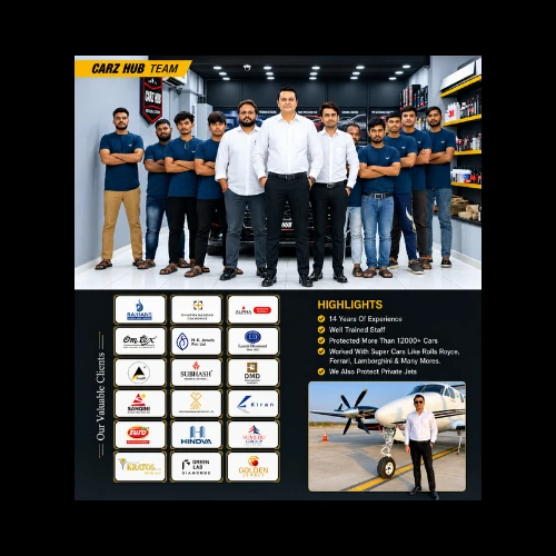 Supplied Carz Hub team collage showing the team standing together in the studio